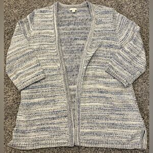 J. Jill Open-Front Knit Cardigan - Size L